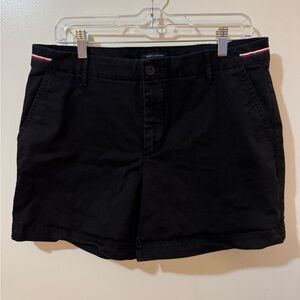 Tommy Hilfiger Black Cotton Chino Shorts size 10